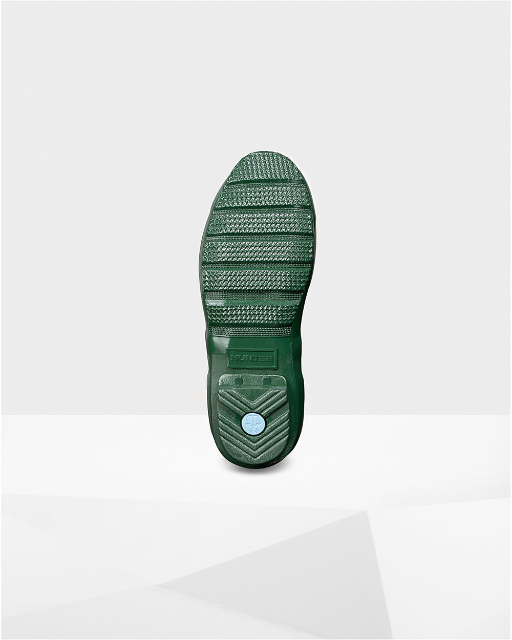 Hunter Original Gloss Short Rain Boots - Sale Womens Green - NKARYF157